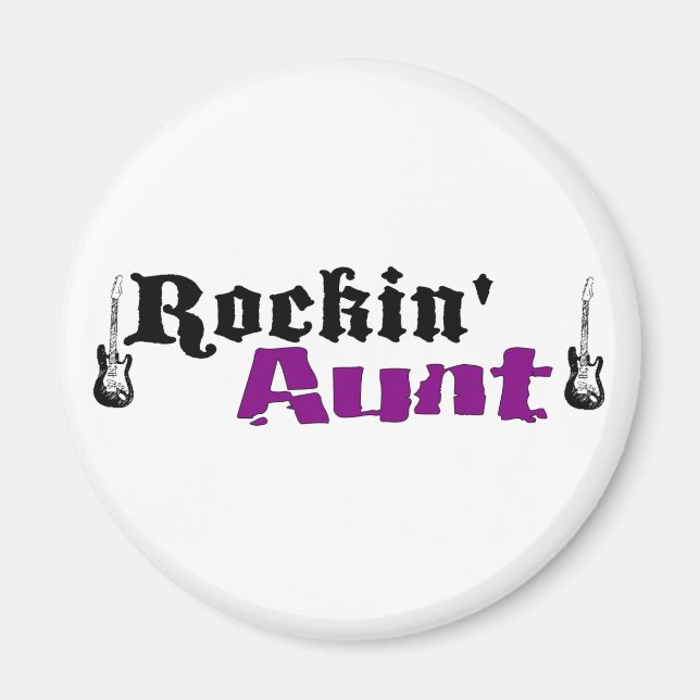 Imán Rockin Aunt (Frente)