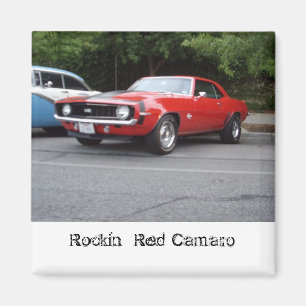 imán Rockin' Red Camaro