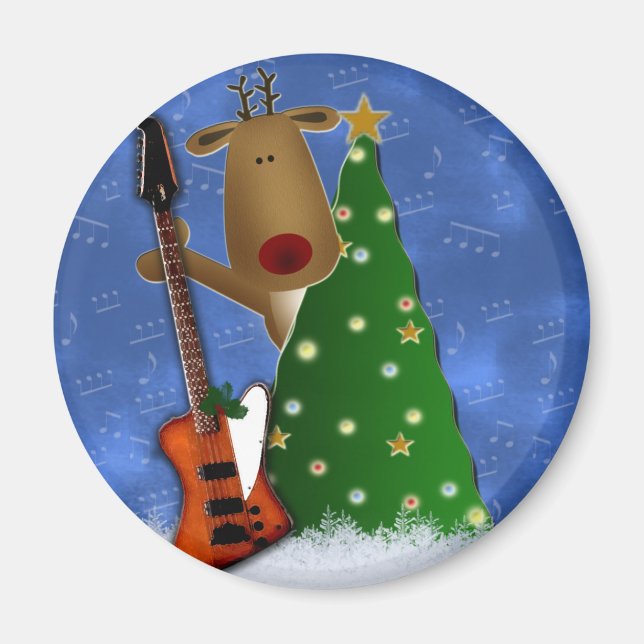 Imán Rockin Reindeer (Frente)