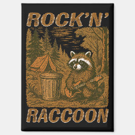 Imán Rock'n’ Raccoon