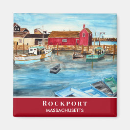 Imán Rockport Harbour Massachusetts New England USA