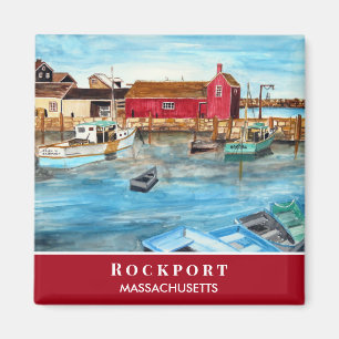 Imán Rockport Harbour Massachusetts New England USA