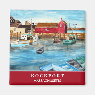 Imán Rockport Harbour Massachusetts New England USA