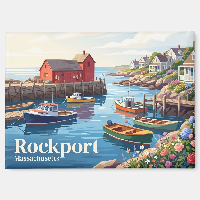 Imán Rockport, Massachusetts, EE. UU. (Anverso)