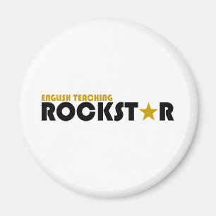 Imán Rockstar de enseñanza inglés