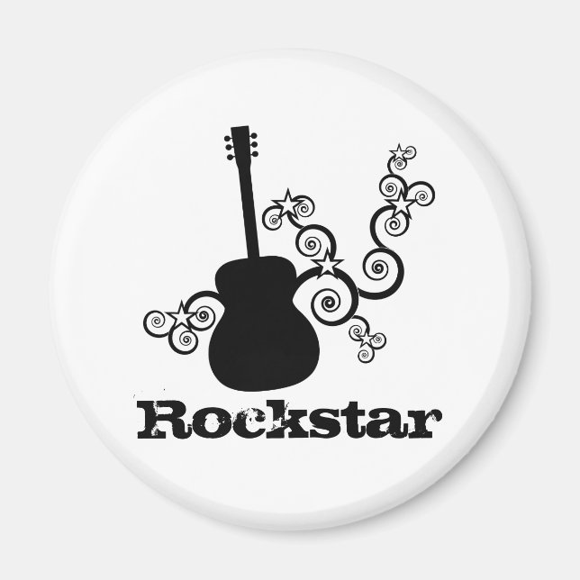 Imán Rockstar Guitar Magnet (Frente)