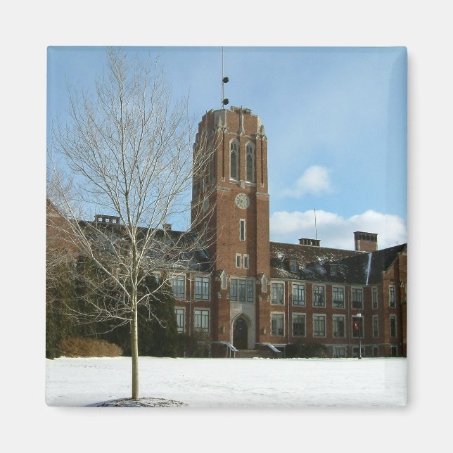 Imán Rockwell en invierno en Grove City College (Frente)
