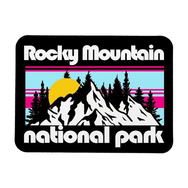 Imán Rocky Mountain, Colorado (Horizontal)