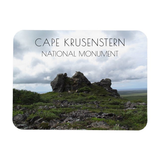 Imán Rocky Outparks, Cabo Krusenstern, Alaska (Horizontal)