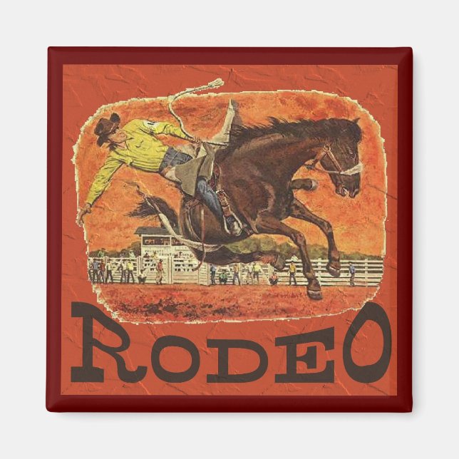 Imán Rodeo Cowboy (Frente)