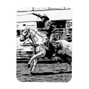 Imán Rodeo Cowboy - Acto de dopaje