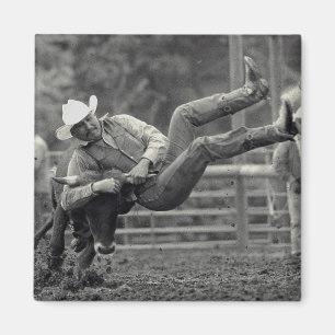 Imán Rodeo indio en el valle de Tygh, Oregón. Clint