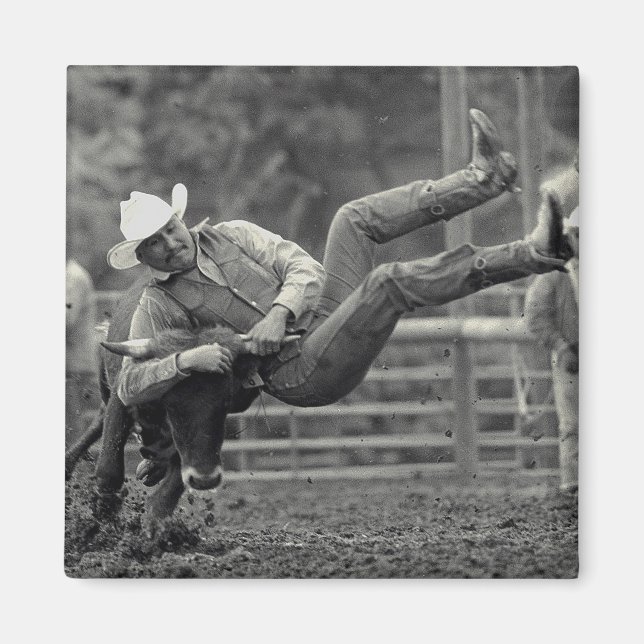 Imán Rodeo indio en el valle de Tygh, Oregón. Clint (Frente)