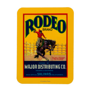 Imán Rodeo LabelSalinas vegetal, CA