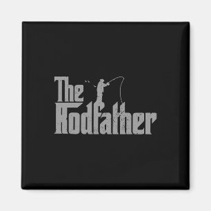 Imán Rodfather Funny Fishing Lover Rod Fish Dad Fisher