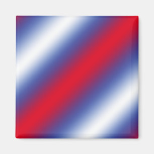 Imán Rojo, blanco y azul