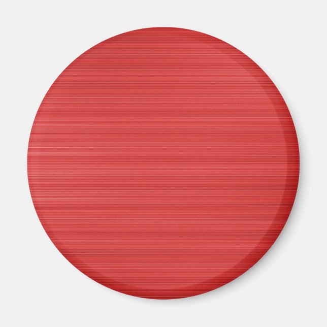 Imán Rojo cepillado (Frente)