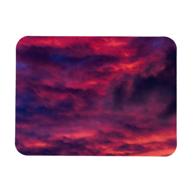 Imán rojo de agosto (Horizontal)