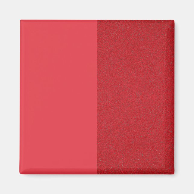 Imán Rojo de División Personalizada – Diseño Mate  (Frente)