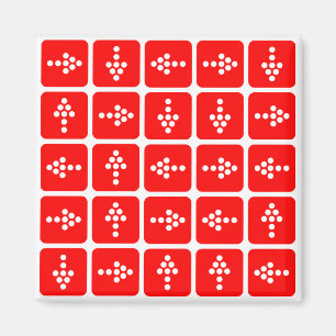 Imán Rojo de flecha LED