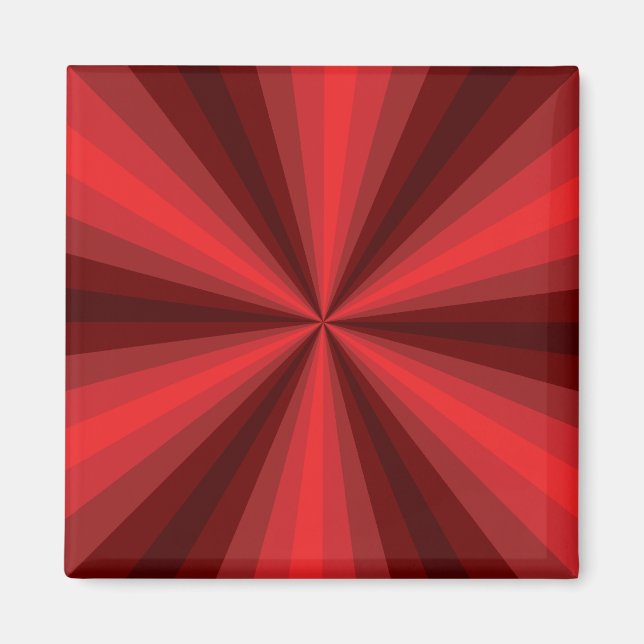 Imán rojo de ilusión óptica (Frente)
