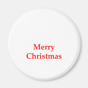 Imán Rojo de las Felices Navidad los regalos de Zazzle