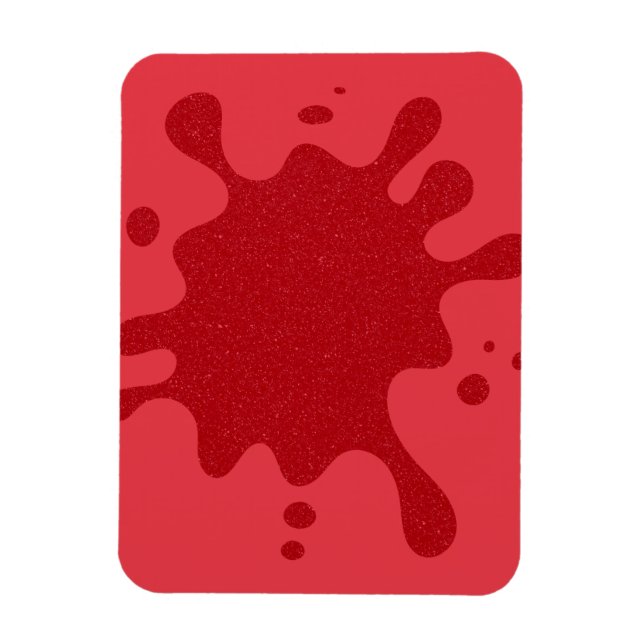 Imán Rojo de Tomate Personalizado – Arte de Salpic (Vertical)