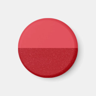 Imán Rojo de Tomate Personalizado – Mate Dividido