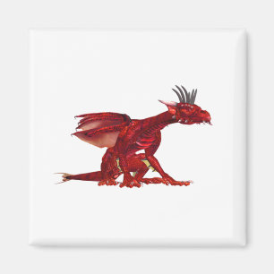Imán rojo del dragón