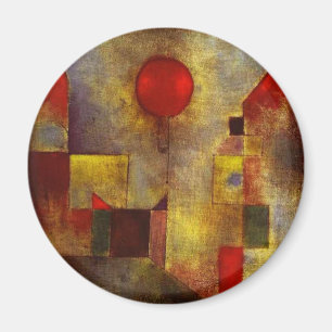 Imán rojo del globo de Paul Klee