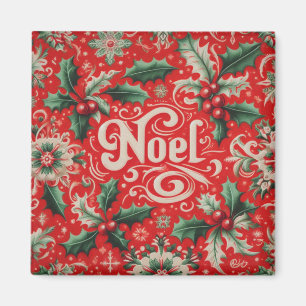 Imán Rojo Noel y Verde