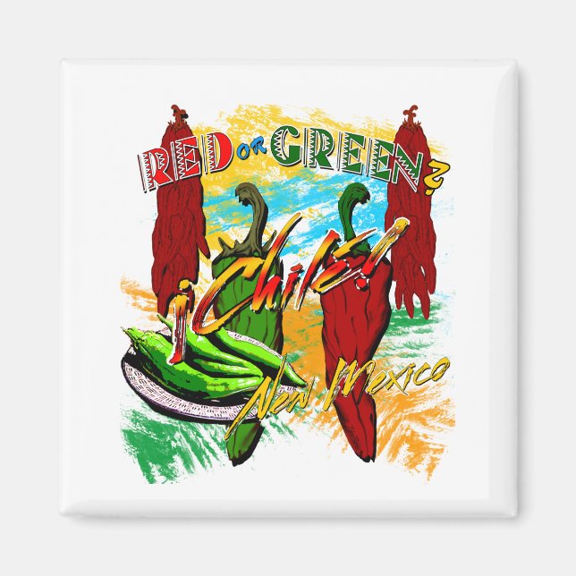 Imán ¿Rojo o Verde? (Frente)