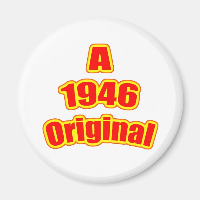 Imán Rojo original de 1946 (Frente)