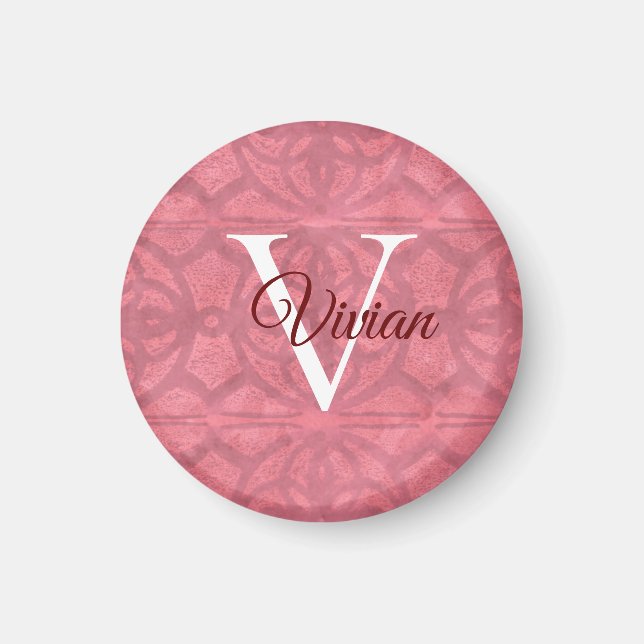 Imán Rojo victoriano (Frente)