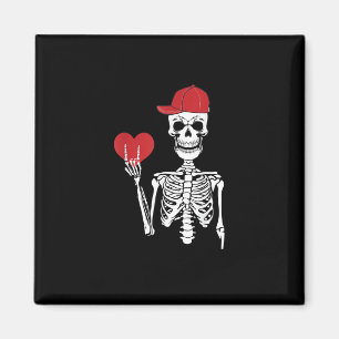Imán Roll Skeleton Manos Día de San Valentín Skull