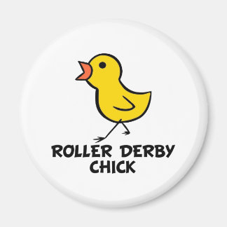 Imán Roller Derby Chick Magnet