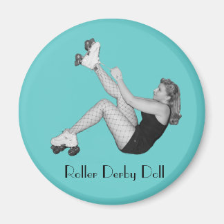 Imán Roller Derby Doll Magnet