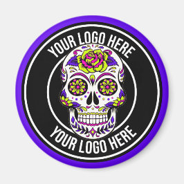 Imán Roller Derby Logo Purple Black