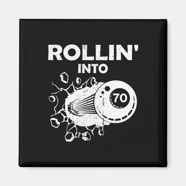 Imán Rollin en 70 billares 70 cumpleaños (Frente)