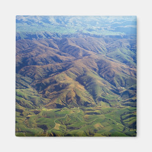 Imán Rolling Hills en la región de Southland de Nueva