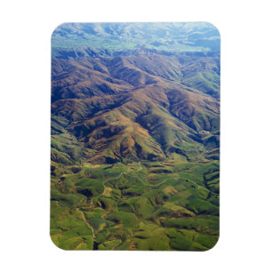 Imán Rolling Hills en la región de Southland de Nueva