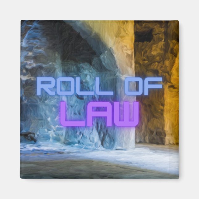Imán Rollo de la Ley Magnet (Frente)