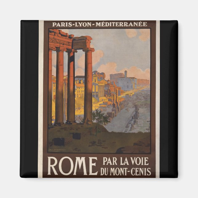 Imán Roma a través del Mont-Cenis (Frente)