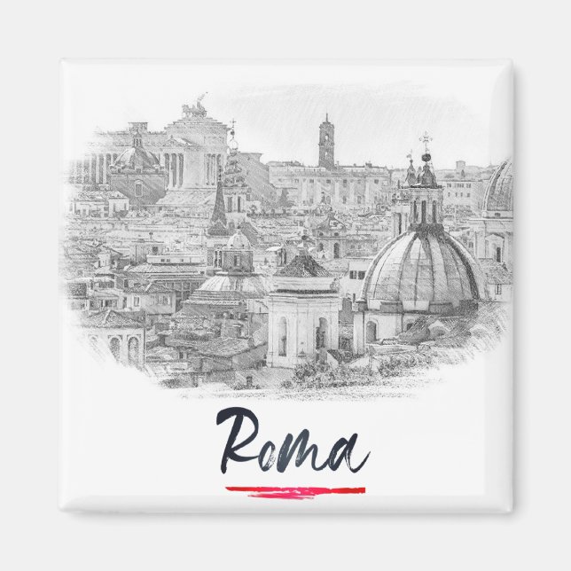 Imán Roma - Italia - Centro de la Ciudad (Frente)