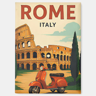Imán Roma Italia Coliseo Aventura Ciudad Histórica