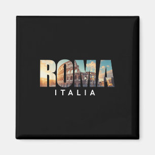 Imán Roma Italia Coliseo Lugar emblemático Roma