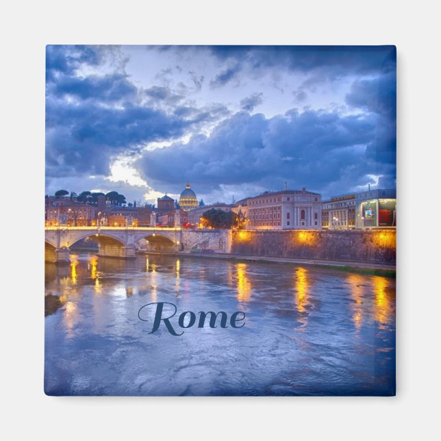 Imán Roma Italia Hermosa (Frente)