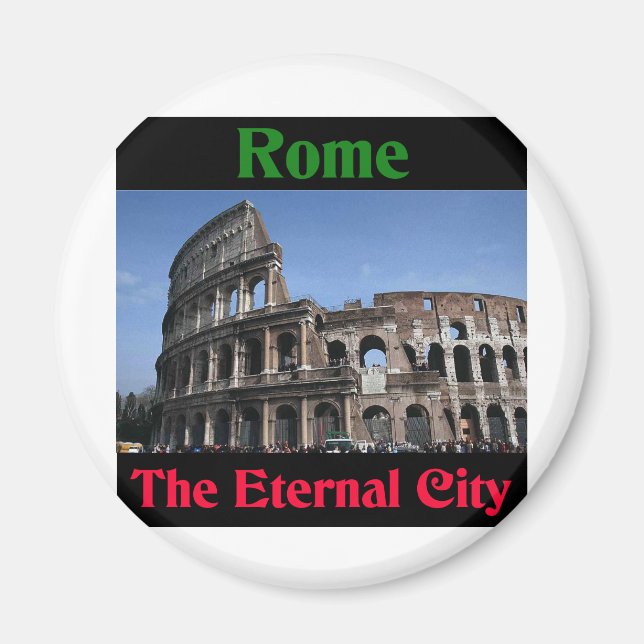 Imán Roma La Ciudad Eterna. (Frente)