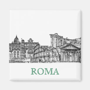 Imán Roma, Roma... regalos de recuerdo de viajes.