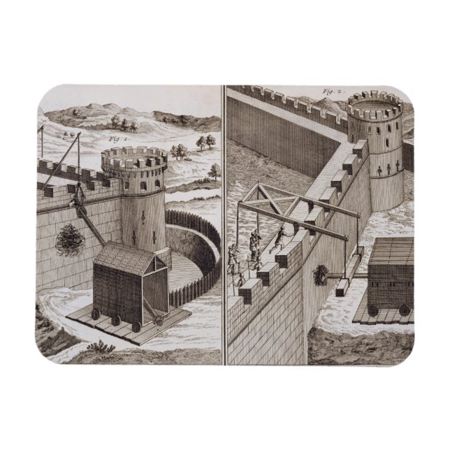 Imán Roman Battering Rams, de la 'Encyclopedie des S (Horizontal)